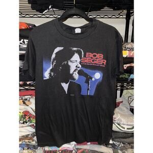 Vintage 1986 Bob Sever And The Silver Bullet Band Tour Shirt Size Large